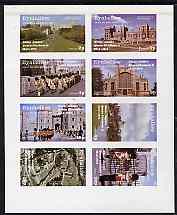 Eynhallow 1977 Silver Jubilee imperf set of 8 values (Scenes around Windsor Castle) unmounted mint, stamps on , stamps on  stamps on royalty, stamps on  stamps on silver jubilee, stamps on  stamps on castles, stamps on  stamps on militaria