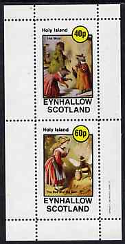 Eynhallow 1982 Children & Animals (Mice & Girl with Bee) perf  set of 2 values (40p to 60p) unmounted mint, stamps on , stamps on  stamps on animals     bees, stamps on honey, stamps on insects