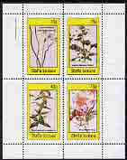 Staffa 1982 Flowers #20 (Hyacinth, Monkey Flower, etc) perf  set of 4 values (10p to 75p) unmounted mint, stamps on flowers