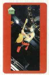Telephone Card - The Rolling Stones #02 - 10 (Keith Richard) Limited edition, stamps on music, stamps on pops, stamps on entertainments