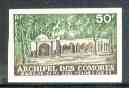 Comoro Islands 1974 Mausoleum of Shaikh Said Mohamed 50f unmounted mint imperf from limited printing, as SG 151, stamps on death