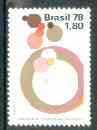 Brazil 1978 Global Eradication of Smallpox unmounted mint, SG 1718*, stamps on , stamps on  stamps on medical    diseases