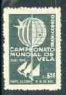 Brazil 1959 World Sailing Championships unmounted mint, SG 1013*, stamps on , stamps on  stamps on sailing, stamps on sport