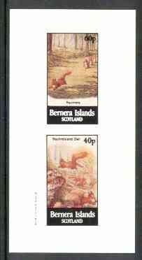 Bernera 1982 Squirrels #2 imperf  set of 2 values (40p & 60p) unmounted mint , stamps on animals       squirrels     rodents