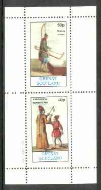 Grunay 1982 Cultures (Mohometan & Bowing Cotton) perf  set of 2 values (40p & 60p) unmounted mint, stamps on , stamps on  stamps on cultures     textiles     cotton