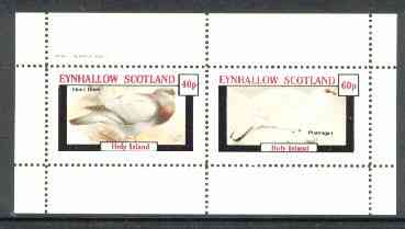 Eynhallow 1982 Birds #21 (Dove & Ptarmigan) perf  set of 2 values (40p & 60p) unmounted mint, stamps on birds    doves