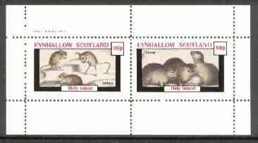 Eynhallow 1982 Animals #11 (Jerboa & Coney) perf set of 2 values (40p & 60p) unmounted mint, stamps on animals