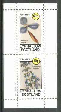 Eynhallow 1982 Flowers #20 (Patersonia & Plectranthus) perf set of 2 values unmounted mint, stamps on , stamps on  stamps on flowers