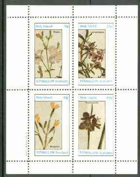 Eynhallow 1982 Flowers #23 (Rhexia, Lasiopetalum, Rhipsalis & Tradescantia) perf set of 4 values unmounted mint, stamps on , stamps on  stamps on flowers