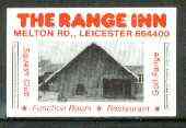 Match Box Labels -  The Range Inn (Golf & Squash) very fine unused condition  (produced by Bouldens)