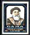 Match Box Labels - Gama (Vasco de Gama) made in Portugal, stamps on explorers, stamps on gama