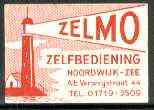 Match Box Labels - Zelmo (Lighthouse) label by Zelfbediening, Noordwijk-Zee (Dutch), stamps on lighthouses