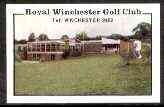 Match Box Labels - Royal Winchester Golf Club match box label in pristine condition, stamps on , stamps on  stamps on golf