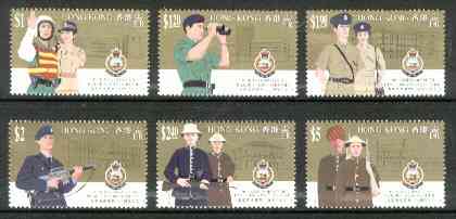 Hong Kong 1994 Royal Hong Kong Police Force unmounted mint set of 6, SG 772-77*, stamps on , stamps on  stamps on police