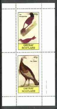 Grunay 1982 Birds #05 (Woodpecker & Turkey) perf set of 2 values unmounted mint, stamps on , stamps on  stamps on birds      woodpecker