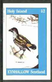 Eynhallow 1982 Birds #23 (Javanicus) imperf deluxe sheet (Â£2 value) unmounted mint, stamps on birds