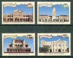 Australia 1992 Discovery of Gold set of 4 unmounted mint, SG 1377-80, stamps on gold, stamps on mining, stamps on postal, stamps on justice