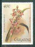 Guyana 1985-89 Orchids Series 2 plate 80 (Sanders Reichenbachia) 400c unmounted mint, SG 2190*, stamps on orchids, stamps on flowers