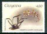 Guyana 1985-89 Orchids Series 2 plate 19 (Sanders Reichenbachia) 450c unmounted mint, SG 2175*, stamps on orchids, stamps on flowers