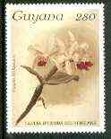 Guyana 1985-89 Orchids Series 2 plate 62 (Sanders' Reichenbachia) 280c unmounted mint, SG 2509*, stamps on orchids, stamps on flowers