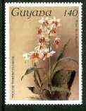 Guyana 1985-89 Orchids Series 2 plate 04 (Sanders' Reichenbachia) 140c unmounted mint, SG 2500, stamps on orchids, stamps on flowers