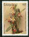 Guyana 1985-89 Orchids Series 1 plate 89 (Sanders' Reichenbachia) 90c unmounted mint, SG 1749, stamps on orchids, stamps on flowers