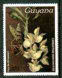 Guyana 1985-89 Orchids Series 1 plate 90 (Sanders Reichenbachia) 375c unmounted mint, SG 1738, stamps on orchids, stamps on flowers
