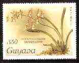 Guyana 1985-89 Orchids Series 1 plate 94 (Sanders Reichenbachia) 350c unmounted mint, SG 1683, stamps on orchids, stamps on flowers