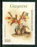 Guyana 1985-89 Orchids Series 1 plate 60 (Sanders Reichenbachia) 225c unmounted mint, SG 1682, stamps on orchids, stamps on flowers