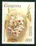 Guyana 1985-89 Orchids Series 1 plate 50 (Sanders Reichenbachia) 320c unmounted mint, SG 1672, stamps on orchids, stamps on flowers