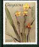 Guyana 1985-89 Orchids Series 2 plate 88 (Sanders' Reichenbachia) 250c unmounted mint, value unlisted by SG*, stamps on , stamps on  stamps on orchids, stamps on  stamps on flowers