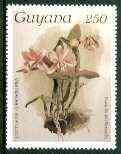 Guyana 1985-89 Orchids Series 2 plate 40 (Sanders Reichenbachia) 250c unmounted mint, value unlisted by SG*, stamps on orchids, stamps on flowers