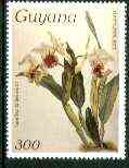 Guyana 1985-89 Orchids Series 2 plate 72 (Sanders' Reichenbachia) 300c unmounted mint, value unlisted by SG*, stamps on orchids, stamps on flowers