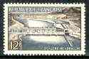 France 1956 Technical Achievements - Donzre-Mondragon Barrage 12f unmounted mint, SG 1303*, stamps on bridges, stamps on civil engineering