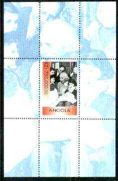 Angola 1999 Albert Einstein (with children) perf souvenir sheet unmounted mint, stamps on personalities, stamps on science, stamps on physics, stamps on nobel, stamps on einstein, stamps on maths, stamps on space, stamps on judaica, stamps on millennium, stamps on personalities, stamps on einstein, stamps on science, stamps on physics, stamps on nobel, stamps on maths, stamps on space, stamps on judaica, stamps on atomics