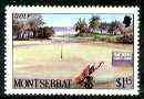 Montserrat 1986 Golf $1.15 from Tourism set unmounted mint, SG 711 (blocks & gutter pairs pro-rata), stamps on sport, stamps on golf