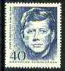 Germany - West 1964 President Kennedy Commemoration unmounted mint, SG 1358*, stamps on personalities, stamps on kennedy, stamps on constitutions