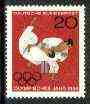 Germany - West 1964 Olympic Year (Judo) unmounted mint SG 1356*, stamps on sport, stamps on olympics, stamps on judo, stamps on martial-arts