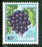 New Zealand 1982-89 Grapes 10c from Fruit def set unmounted mint, SG 1283*, stamps on fruit, stamps on grapes, stamps on wine, stamps on alcohol