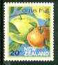 New Zealand 1982-89 Citrus Fruit 20c from Fruit def set unmounted mint, SG 1284*, stamps on fruit, stamps on oranges, stamps on lemons