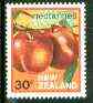 New Zealand 1982-89 Nectarines 30c from Fruit def set unmounted mint, SG 1285*, stamps on fruit