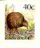 New Zealand 1991 Brown Kiwi 40c self-adhesive unmounted mint, SG 1589, stamps on birds, stamps on wren, stamps on self adhesive