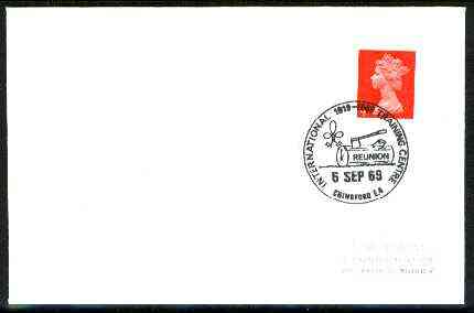 Great Britain 1969 Plain cover with special illustrated Chingford Int Training Centre 