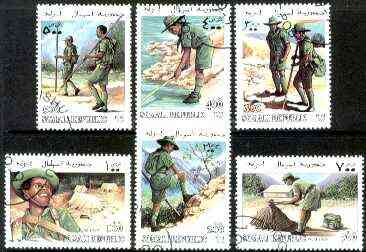 Somalia 1999 Scouts complete set of 6 values fine cto used*, stamps on , stamps on  stamps on scouts