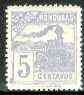 Honduras 1898 Steam Locomotive 5c grey-blue unmounted mint, SG 110, stamps on railways