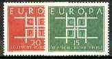 Germany - West 1963 Europa set of 2 unmounted mint, SG 1320-21*, stamps on , stamps on  stamps on europa