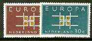 Netherlands 1963 Europa set of 2 unmounted mint, SG 958-59*, stamps on europa