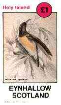 Eynhallow 1982 Sunbirds (Nectarinia zeylonica) imperf souvenir sheet (Â£1 value) unmounted mint, stamps on , stamps on  stamps on birds, stamps on sunbirds