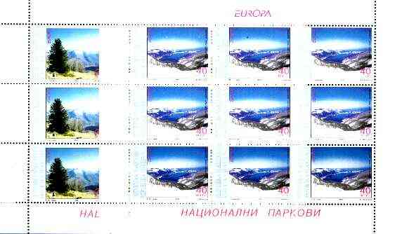 Macedonia 1999 Europa set of 2 each in sheetlets of 9, stamps on europa