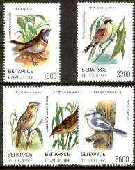 Belarus 1998 Birds perf set of 5 unmounted mint*, stamps on , stamps on  stamps on birds